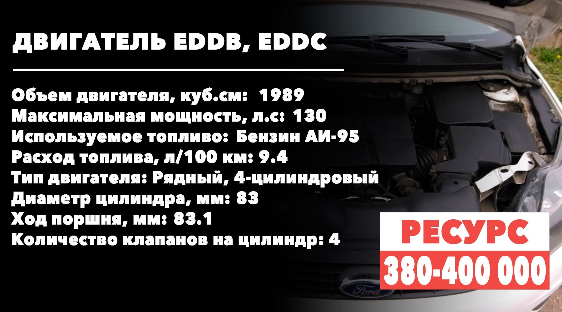 Срок службы 2-литровых двигателей Ford Focus (EDDB, EDDC)