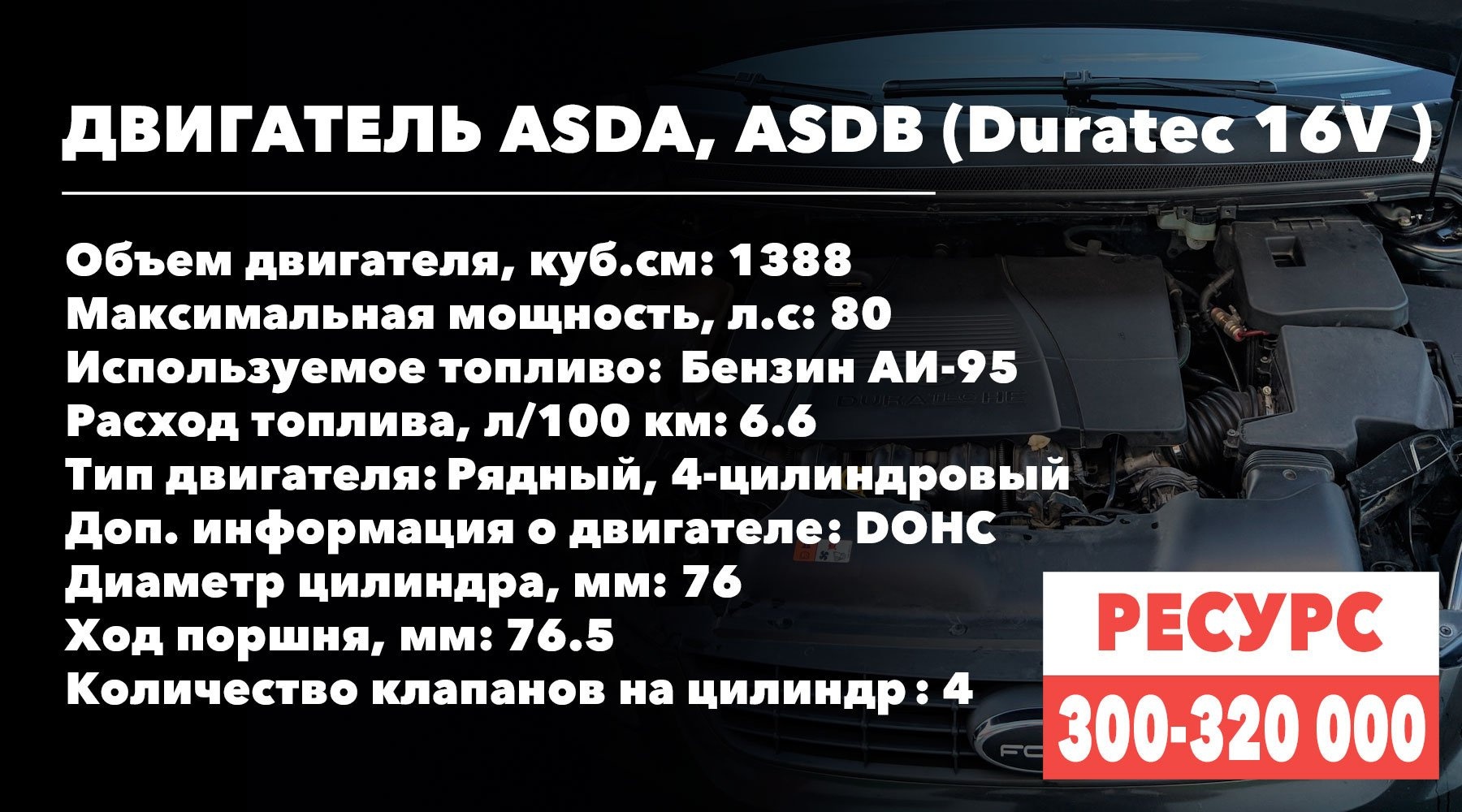 Срок службы 1,4-литрового двигателя Duratec 16V Ford Focus
