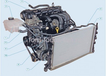 В статье приведена схема устройства климатической установки автомобиля Форд Фокус второго поколения
